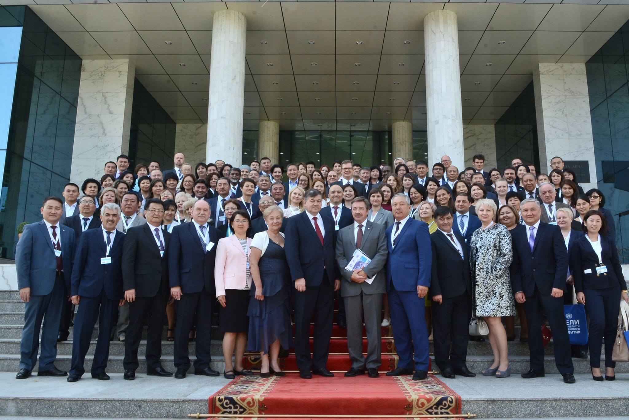 Photo of all participants at international conference